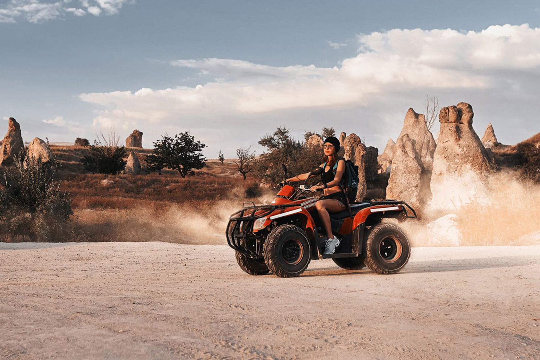 Quadbike riding